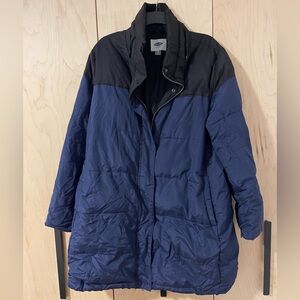 Like New Old Navy Puffer Coat with Removable Faux Fur Hood